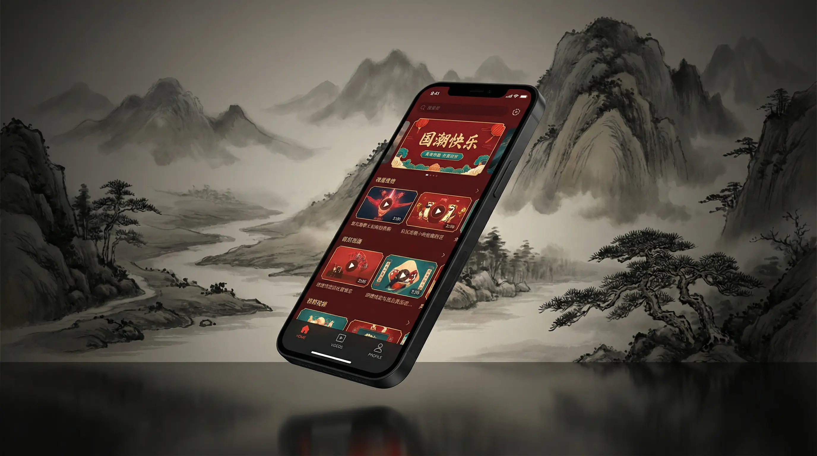 曹榴社区 移动端APP界面展示